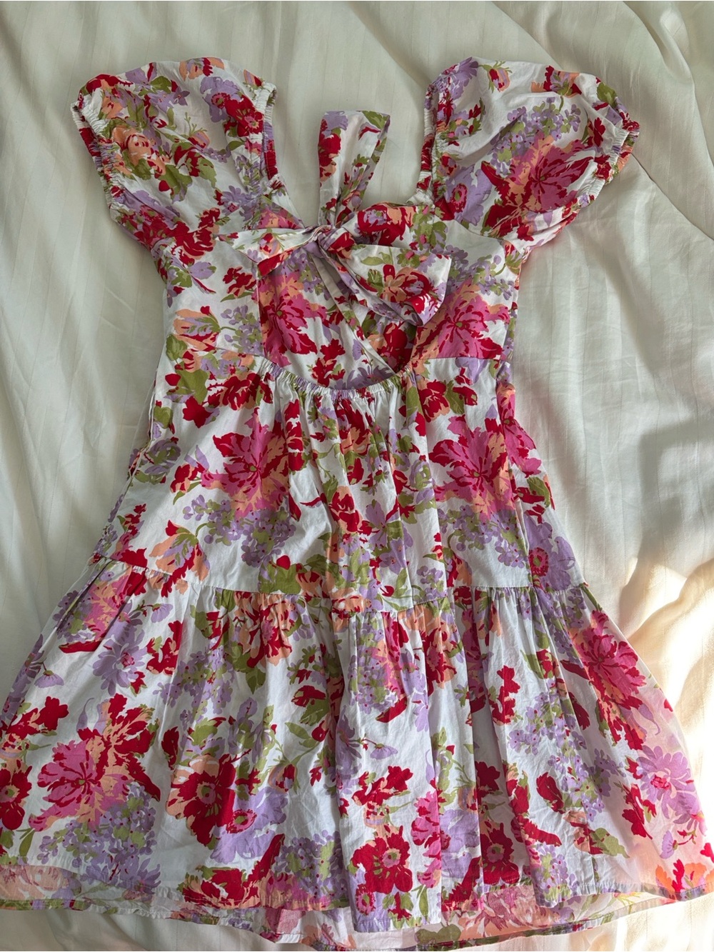 Jessica Simpson Floral Tie-Back Sundress - Picture 7 of 7